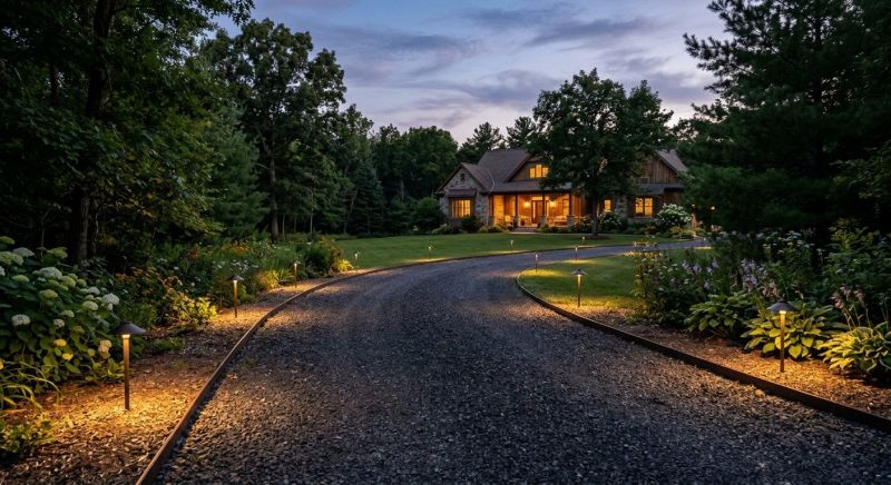 Driveway Lighting Installation in Pasadena, CA