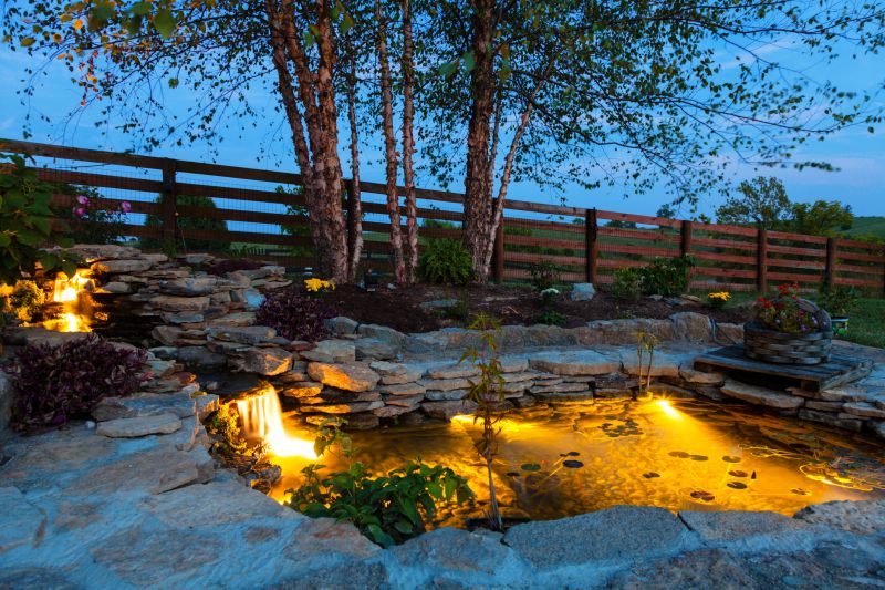 Pond Lighting Installation in Kansas City, KS