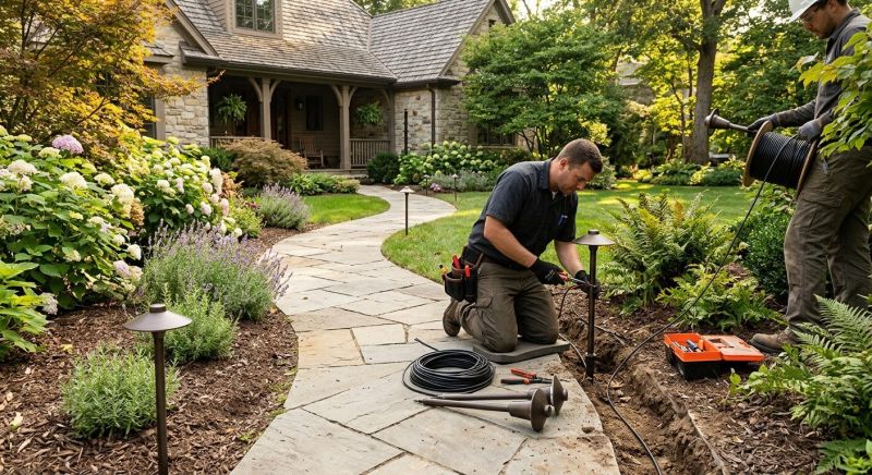Step Lighting Installation in Alpharetta, GA