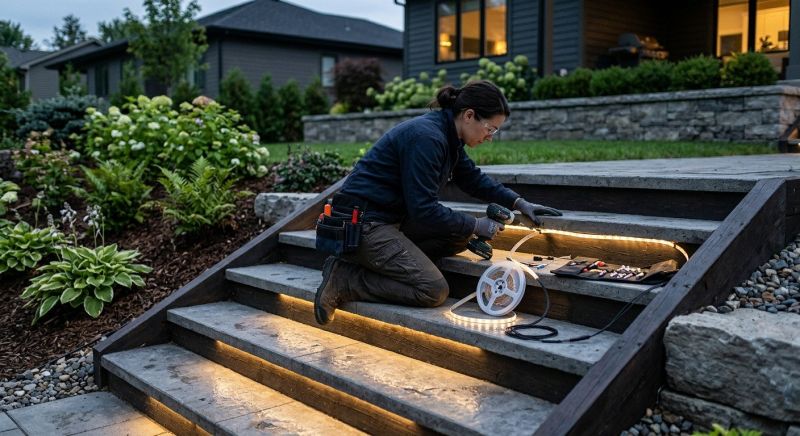 Step Lighting Installation in Denver, CO