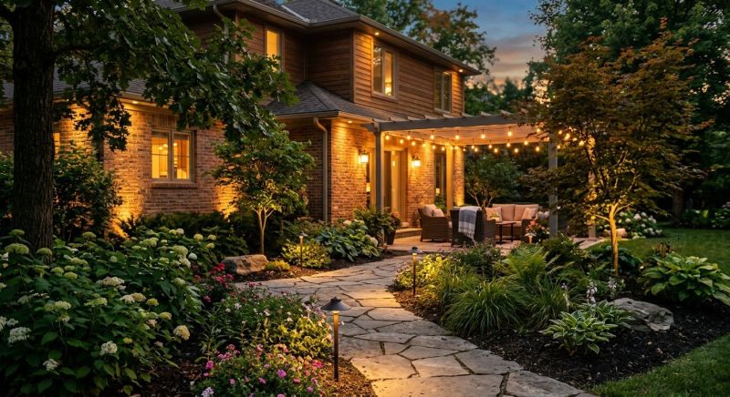 Terrace Lighting Installation in Prescott Valley, AZ