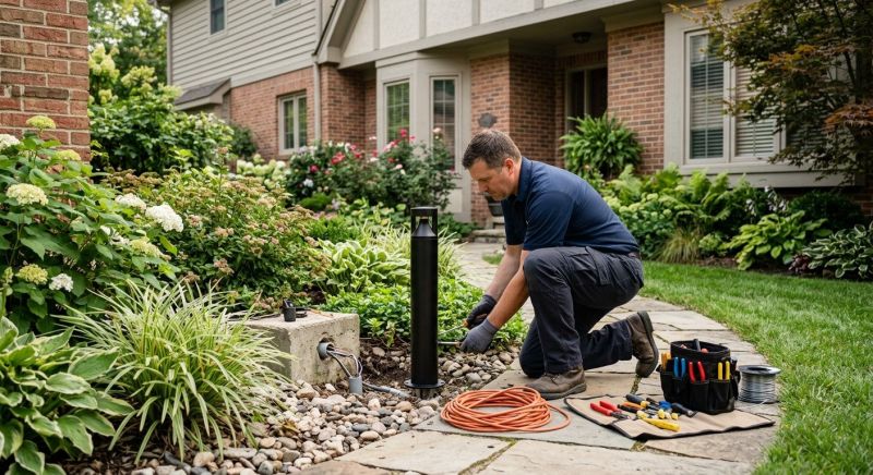 Terrace Lighting Installation in Utah County, UT