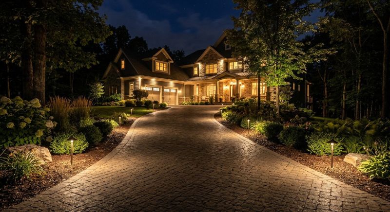 Driveway Lighting Installation in Alpharetta, GA