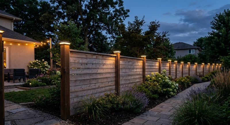 Fence Lighting Installation in Prescott Valley, AZ