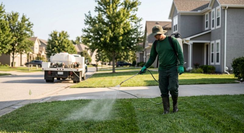 Lawn Spraying in Rockwall, TX