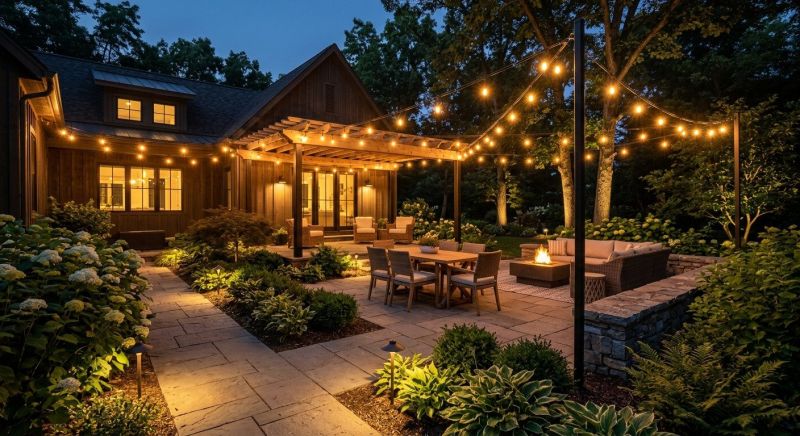 Patio Lights Installation in Olathe, KS