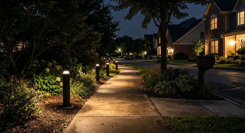 Sidewalk Lighting Installation in Pasadena, CA