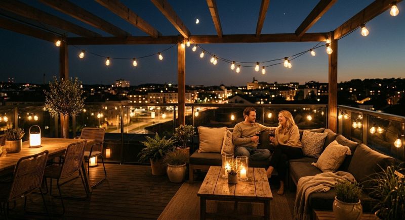 Terrace Lighting Installation in Honolulu, HI